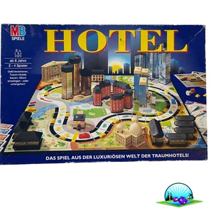 Hotel Brettspiel MB Spiele 1996 blaue Ausgabe - 2Laternen - Vollständig - Bild 1 von 16