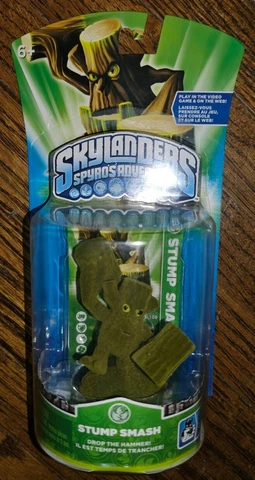 Skylanders Fuzzy Flocked Stump Smash Spyro’s Adventure New Promo Cover