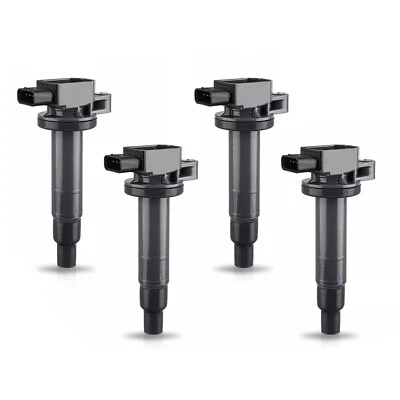 4PCS Ignition Coil OEM For Toyota Yaris Prius xA xB Echo 1.5L UF316 90919-02240 - Image 1 of 4