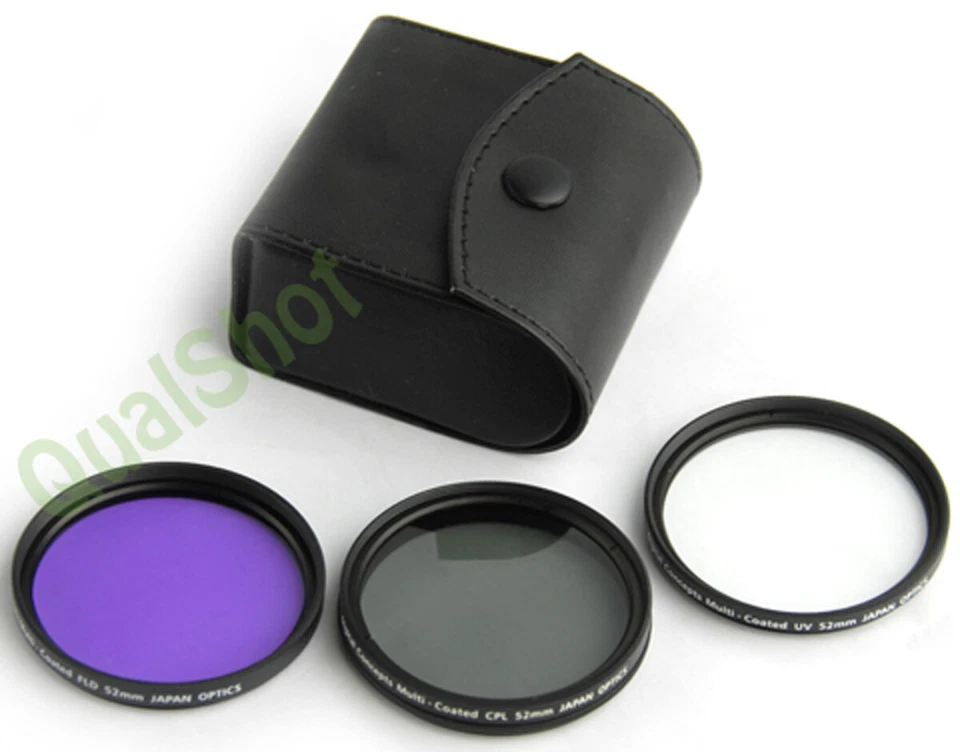 52mm CPL UV FD LENS FILTER KIT for Pentax K10D K110D K100D - Image 1 of 1