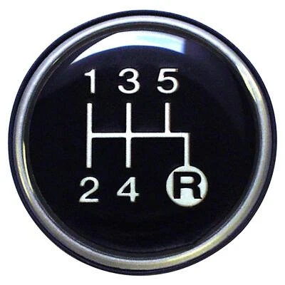 Emblema de perilla de cambio de transmisión manual para Jeep CJ-5 1982-1983 con transmisión T5 Foto 1 de 2