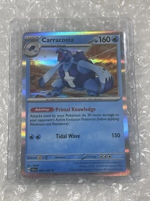 Carracosta 038/142 Sv07: Stellar Crown Holo Rare NM Pokemon TCG - Image 1 of 2
