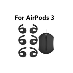 3Pair S M L Anti-Slip Soft Silicone Ear Hooks Eartips Cover For AirPods 3 2021/ - Picture 1 of 5
