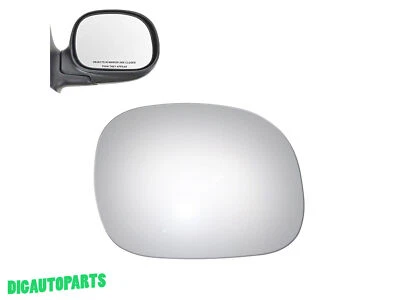 Espejo de cristal para 97-03 Ford F-150/97-02 Ford Expedition lado derecho del pasajero derecho derecho derecho derecho Foto 1 de 4