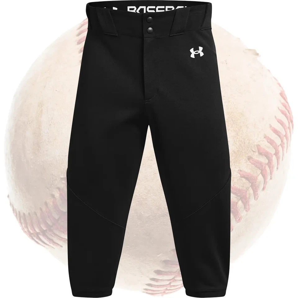 Under Armour Youth Boys Knicker Baseball Pants White, Gray, or Black #1375659 - Image 1 of 4