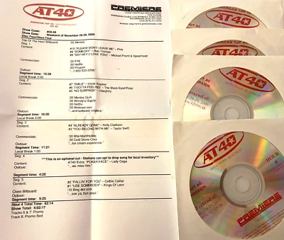 11/28/09 RYAN SEACREST AMERICAN TOP 40 (HAC), GUEST HOST TAYLOR SWIFT + 2 TUNES - Image 1 of 4