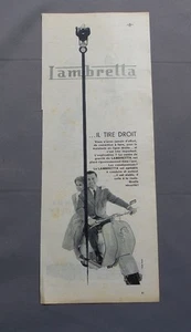 PUB PUBLICITE ANCIENNE ADVERT CLIPPING 23617 SCOOTER VELOMOTEUR VESPA LAMBRETTA  - Picture 1 of 1