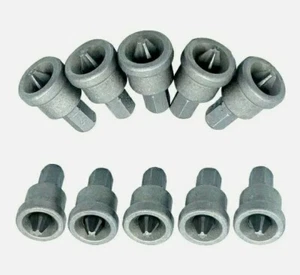 JUEGO DE 10 ADAPTADORES DE TORNILLO PARA PANELES DE YESO 65 mm PHILLIPS #2 HEXAGONAL CABEZA HEMBRA CRV HERRAMIENTA DE ACERO - Imagen 1 de 1