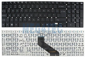 TECLADO GATEWAY NV55 NV57 NV55S NV57H NV75S NV52L NV56R UK KB.I170G.317 F71 - Imagen 1 de 2
