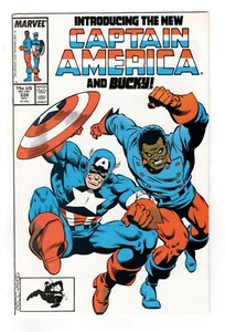 CAPTAIN AMERICA and BUCKY 334 (VF/NM 9.0) 1st LEMAR HOSKINS as BUCKY /TASKMASTER - Picture 1 of 2