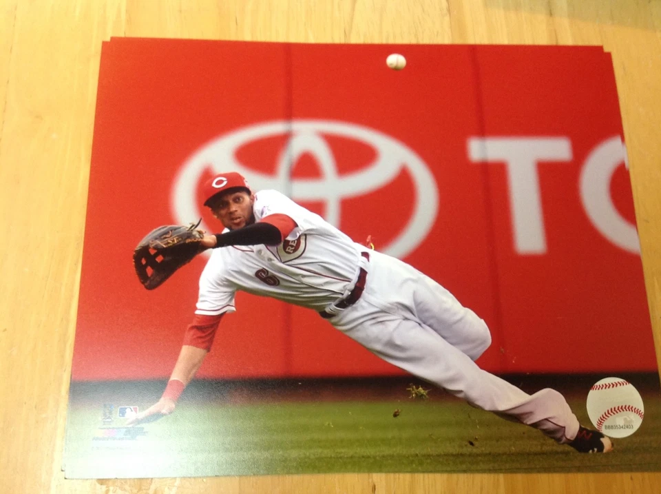 Foto de archivo de fotos de Billy Hamilton Cincinnati Reds licencia sin firmar 8x10 #7 Foto 1 de 1