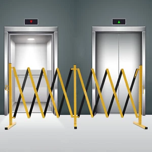 Puerta de barrera de seguridad expandible puerta de barrera de seguridad de valla de tráfico ajustable - Imagen 1 de 23
