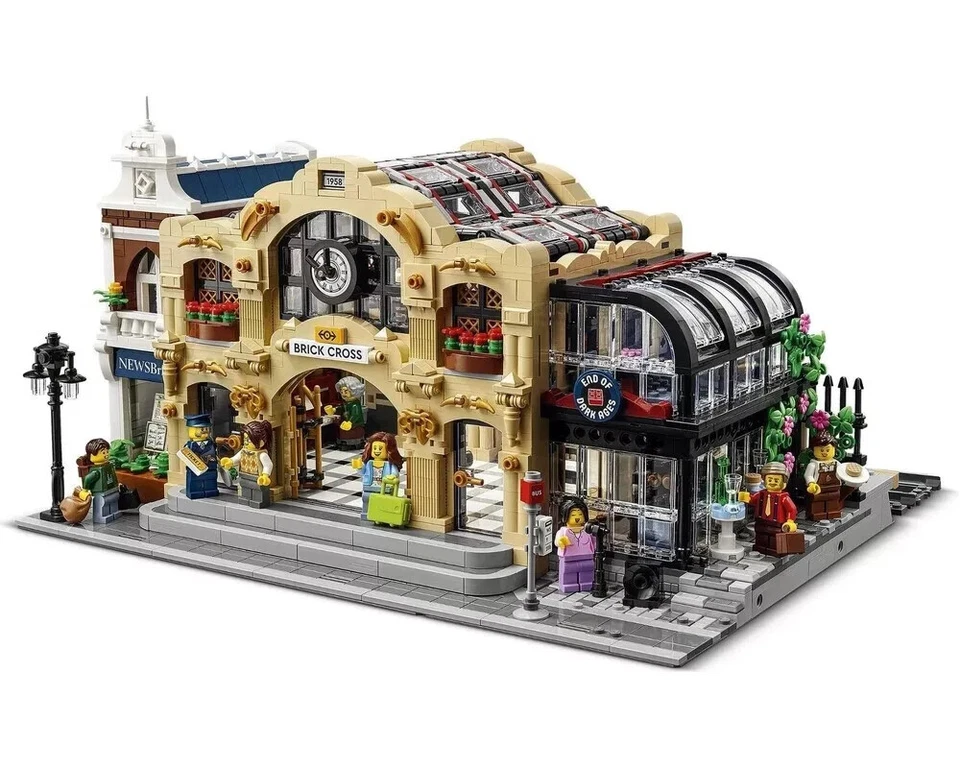 LEGO Brick Cross Estación de Tren V39 910034 EN MANO Foto 1 de 1