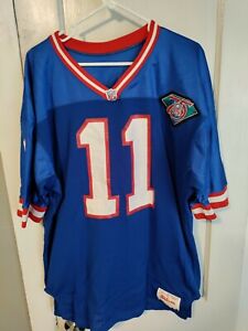 Vintage Wilson Jersey # 11 New York Giants NFL 75th Anniversary Size 50 Rare
