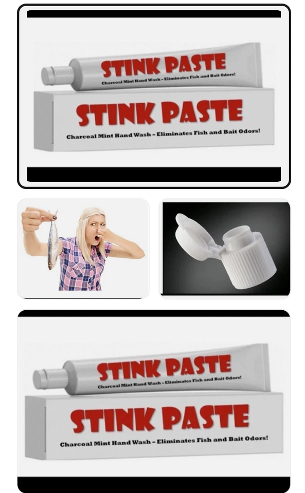Stink Paste Charcoal Mint Hand Wash Fish & Bait Odor Eliminator - Image 1 of 4