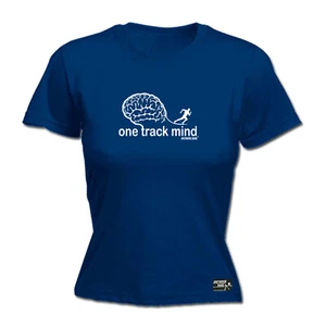Running Pb One Track Mind - Damen T-Shirt lustig T-Shirt Neuheit Geschenk Tshirt - Bild 1 von 8