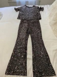 Girls Sequin Flare Party Outfit - Cat & Jack™ - Picture 1 of 6