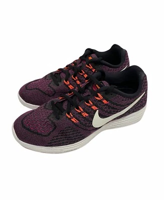 Nike Lunartempo 2 Negro/Cumbre Blanco-Rosa Fuego 818098-003 Para Mujer Talla 9 Foto 1 de 4