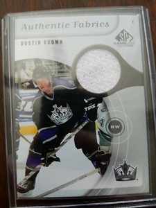 2005-06 SP Game Used Authentic Fabrics #AFDB Dustin Brown Jersey - NM-MT