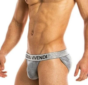 Modus Vivendi Tanga-Brief X-LUX Velvet Combo Briefs Grey 19813 B47 - Bild 1 von 4