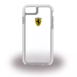 Ferrari BACKCOVER ClipOn Hülle Handytasche für iPhone 6S 4,7" Stoßfest in Weiß - Bild 1 von 1