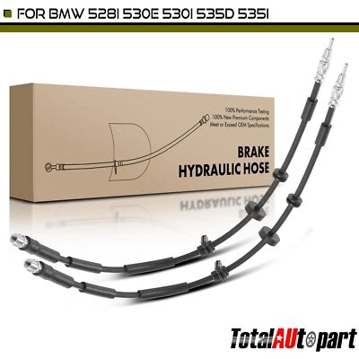 2x Manguera hidráulica de freno para BMW F10/12/02 G14/15/30 5 6 7 8 Series delantera derecha y derecha Foto 1 de 4