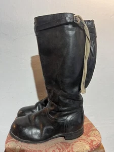 Soviet Russian Winter Air Forces Boots  1950s Zipper Military 41 USSR - Picture 1 of 11