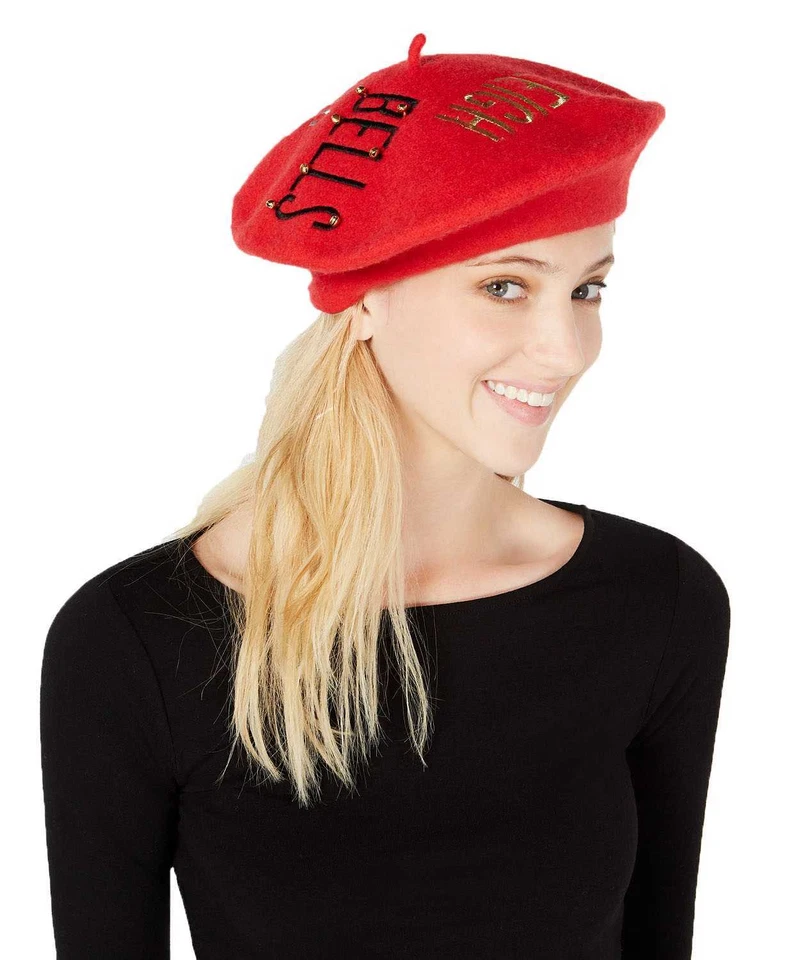 Boina de lana Charter Club Sleigh Bells Bling (roja) Foto 1 de 1