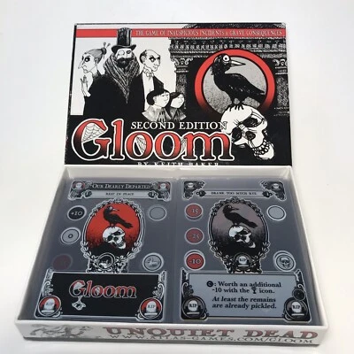 Gloom By Keith Baker Second Edition Card Game by Atlas Games Complete. - Image 1 of 4