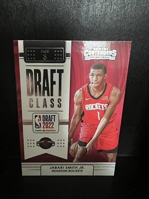 2022-23 Panini Contenders JABARI SMITH JR Draft Class Insert RC #4 ROCKETS - Image 1 of 2