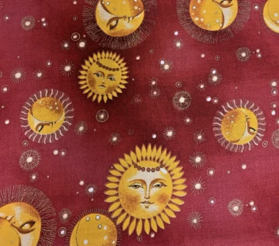 "Sun Goddess" Celestial Fabric R.E.D. Original Designs Fabricland/Fabricville - Image 1 of 4