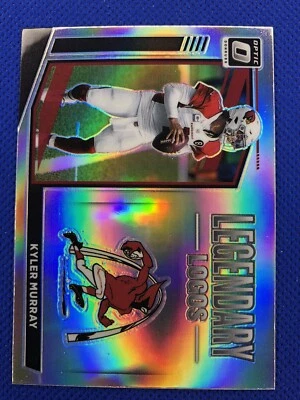 2021 Optic Donruss Football Kyler Murray Legendary Logos #LL-1 Silver Holo Prizm - Image 1 of 2