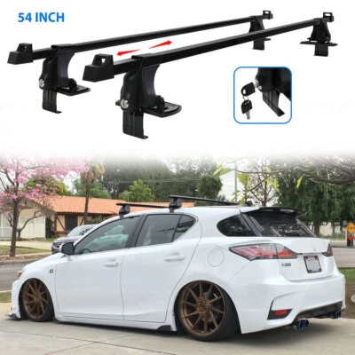 Barra transversal de techo superior para LEXUS ES250 300 350 54"" cerradura portaequipajes Foto 1 de 4