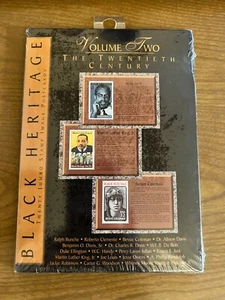 Black Heritage Twenty Jumbo Stamp Image Postcards Volume Two Twentieth Century - Picture 1 of 2