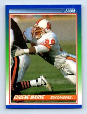 1990 Score Eugene Marve Tampa Bay Buccaneers #109 - Image 1 of 2
