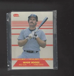 Juego completo de insertos Fleer Headliner 1987 #1-6 casi nuevo/como nuevo - Imagen 1 de 1