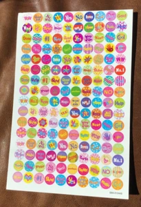 PEGATINAS DE ÁLBUM DE RECORTES ACTUALES DE COLECCIÓN RECOMPENSAS COLORIDAS ESTÍMULO - Imagen 1 de 1