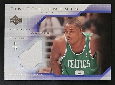 Antoine Walker 2003-04 Upper Deck Finite ELEMENTS JERSEYS GU Insert Card no.FJ13 - Image 1 of 2