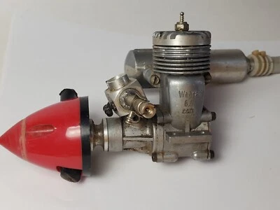 Webra 6.5 ccm Racing Motor Plane Engine Control Line Free Flight Airplane - Image 1 of 4