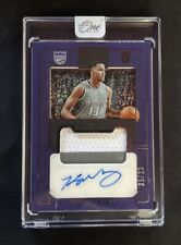 2022-23 Panini One And One Keegan Murray RC Rookie Patch Auto 35/99 Kings 