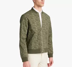 Kenneth Cole Green Bomber Jacket Size M - Picture 1 of 6
