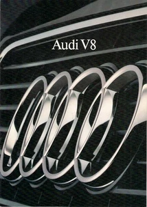 Audi V8 3.6 1990-91 UK Market Launch 12pp Sales Brochure - Picture 1 of 1