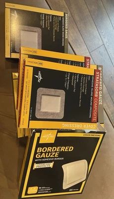 Lote grande surtido - Gasa con bordes Medline-Cinta de aderezo Medfix-Mepilex-Stratasorb Foto 1 de 4