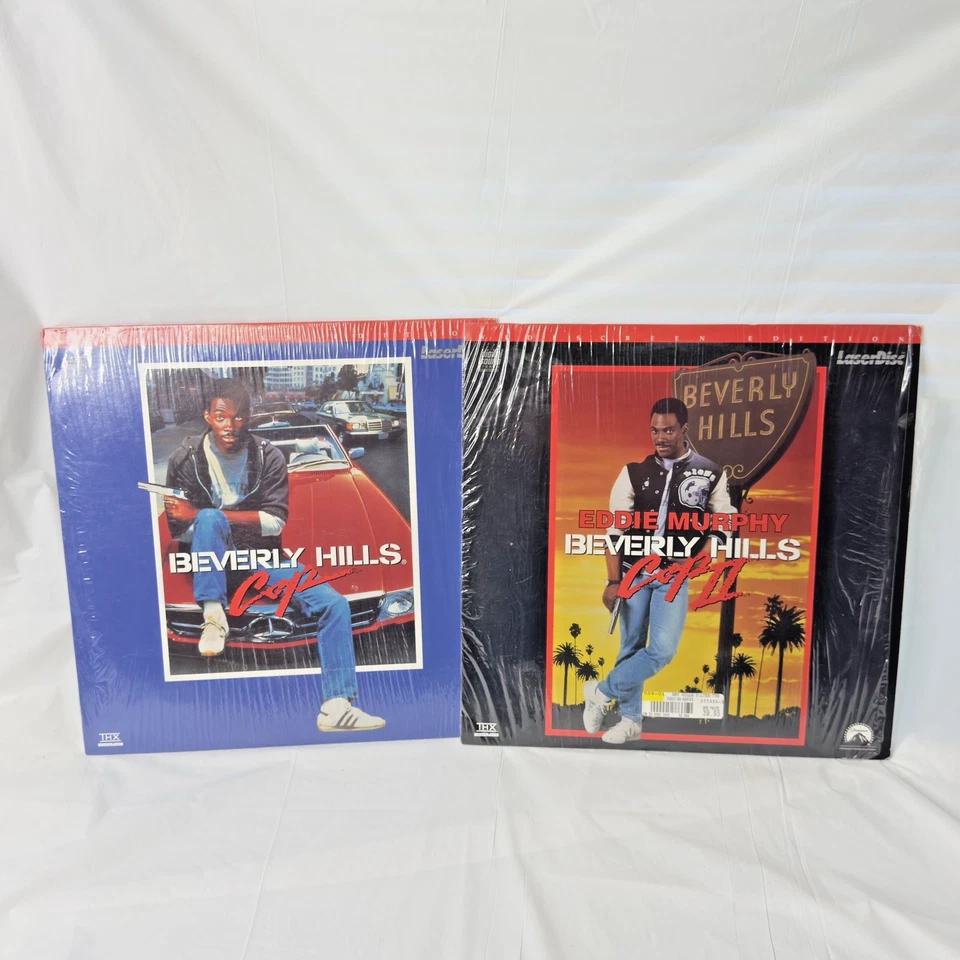 Beverly Hills Cop 1 & 2 Laserdisc Movie Eddie Murphy Widescreen Editions — 第 1/4 张图片