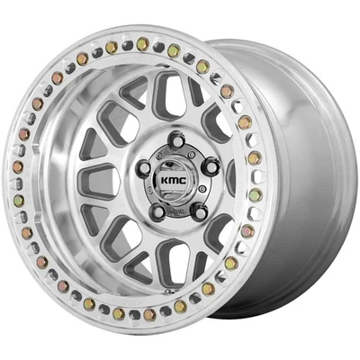 KMC KM235 Grenade Crawl 20x10 6x5.5" -48mm Machined Wheel Rim 20" Inch Foto 1 de 4