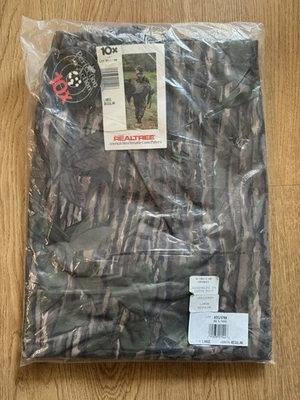 NEW Camo Camouflage 10x Realtree Pants Hunting Large Regular Lot X55237RB - Image 1 of 4