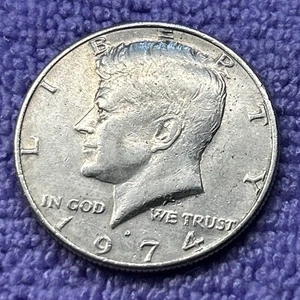 1974 D Kennedy Half dollar DDR Error Coin  - Picture 1 of 12