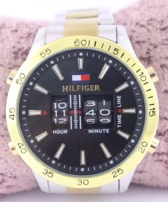 Reloj de pulsera Tommy Hilfiger cronógrafo esfera negra 'fecha' para hombre ''Keep Good Time" Foto 1 de 4