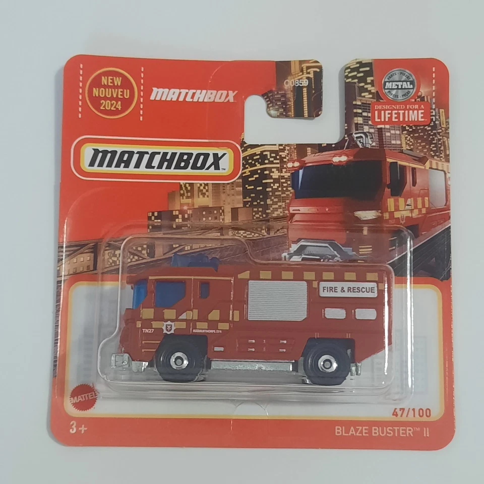 Matchbox Mattel 2024 Blaze Buster II 47/100 - Immagine 1 di 1