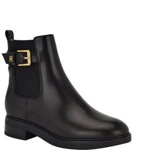 Botines Chelsea Tommy Hilfiger Baylon negros para mujer talla 7 medianos - Imagen 1 de 4